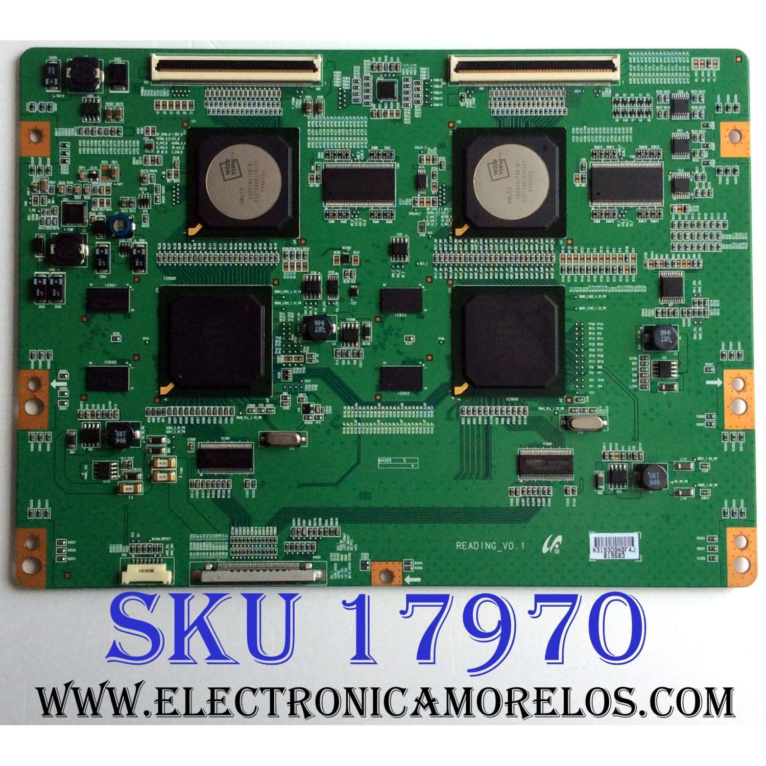 T-CON / SAMSUNG BN81-03706A / READING_V0.1 / 3193D / PARTES SUSTITUTAS LJ94-03419A / LJ94-03421A / LJ94-03420A / PANEL LTF460HG06 / MODELO UN46B8000XFXZA