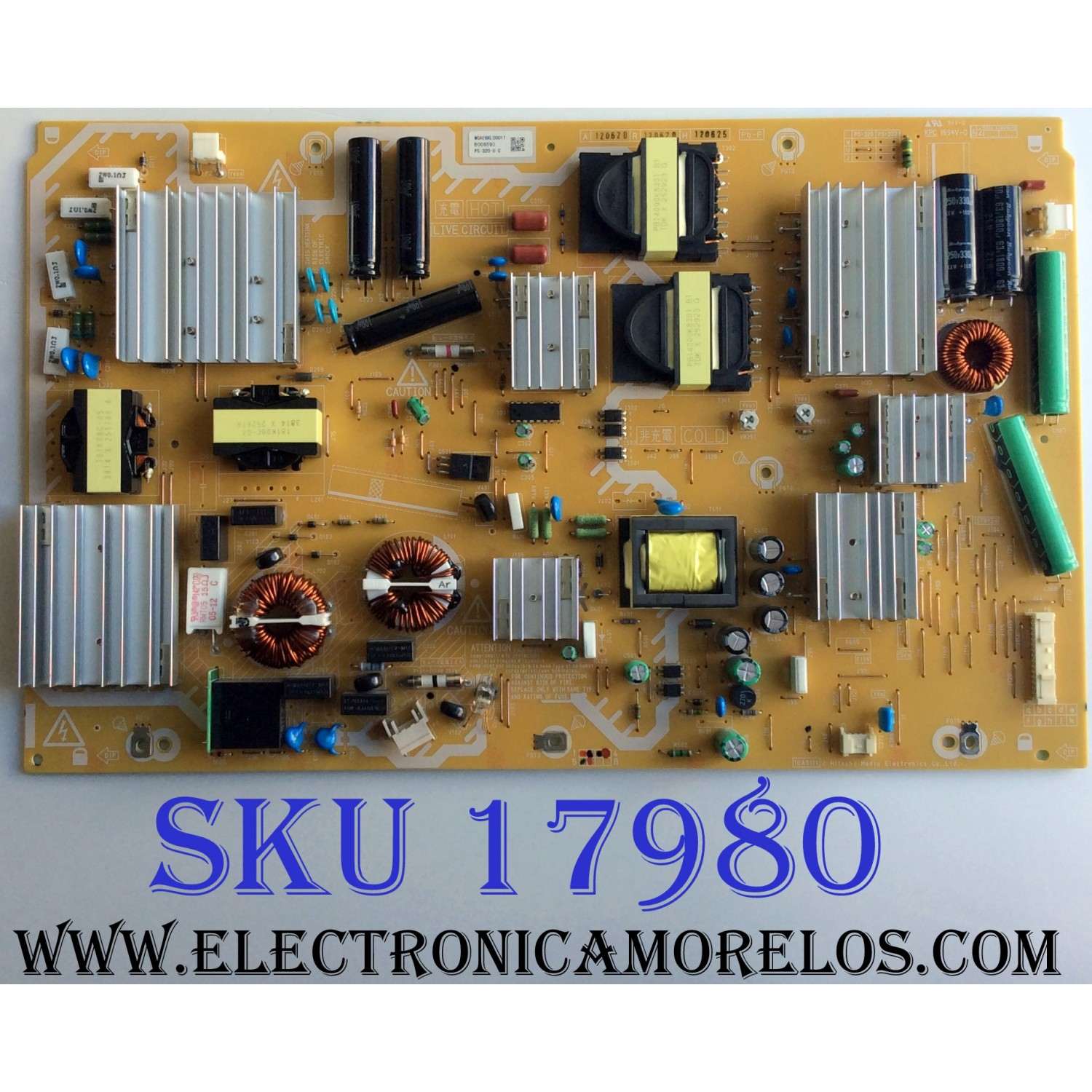 FUENTE DE PODER / PANASONIC N0AE6KL00017 / KPC 1694V-0 / PS-320U / MODELO TC-P50GT50