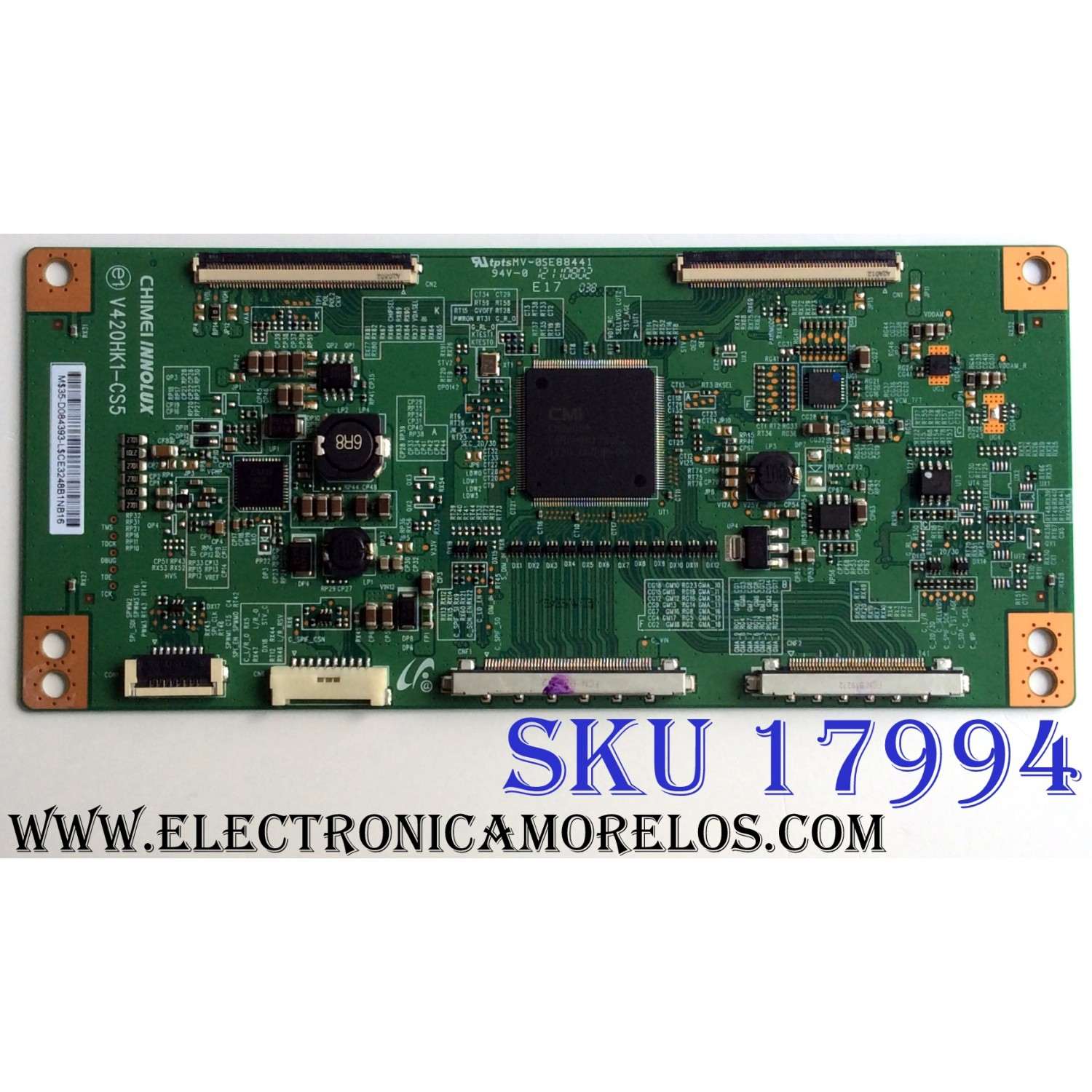 T-CON / SONY 35-D084393 / V420HK1-CS5 / 0SE88441 / PANEL V500HK1-LS5 / MODELO KDL-50EX645