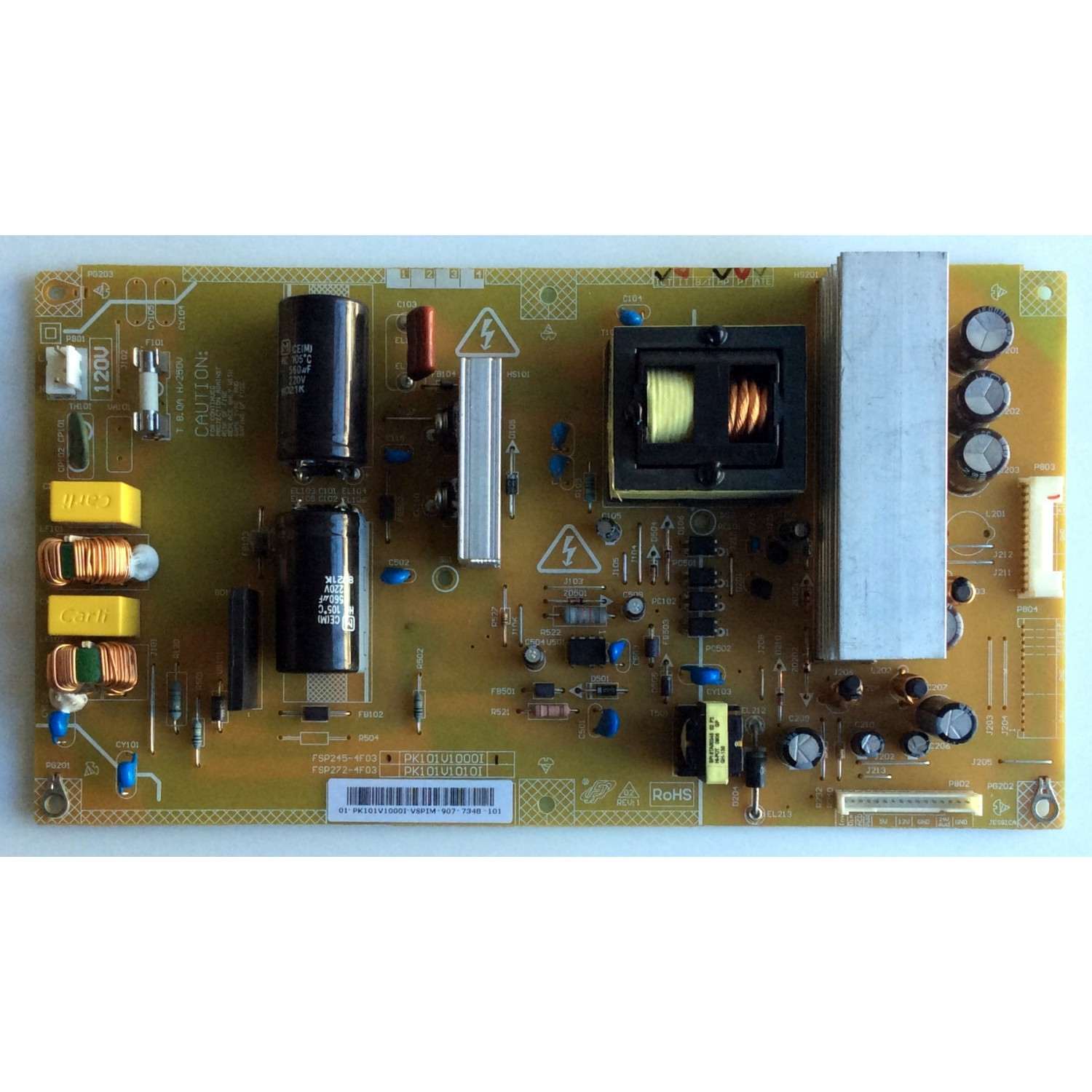 FUENTE DE PODER / TOSHIBA 75014231 / PK101V1000I / 3BS0204112GP / FSP245-4F03 / HP-N2462R2 / 01-PK101V1000I-VSPIM / SUSTITUTAS PK101V1010I / FSP272-4F03 / 75016981 / PK101V1050I / MODELOS 40XV640U / 40RV525R / 40RV52R