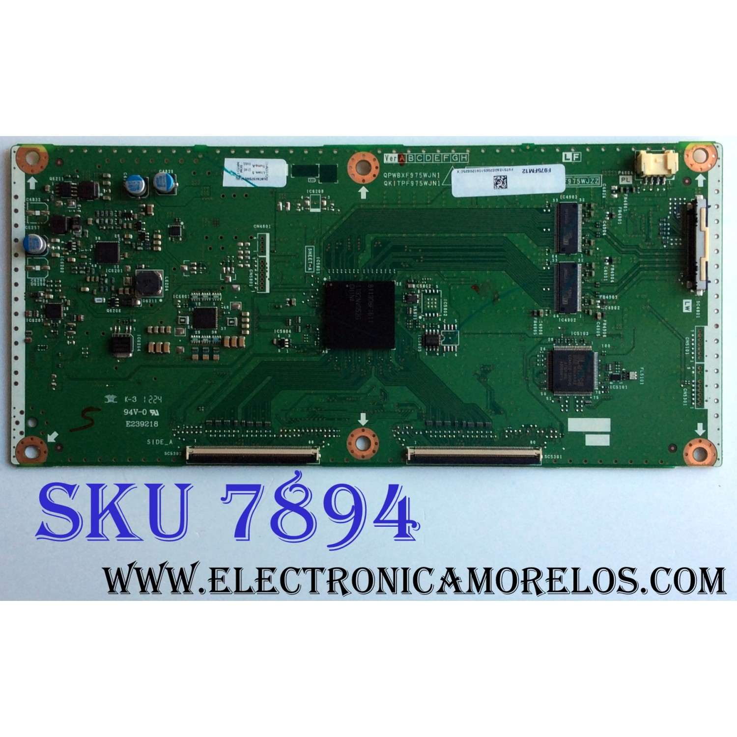 T-CON / SHARP DUNTKF975FM12 / F975FM12 / XF975WJN3 / QKITPF975WJN1 / QPWBXF975WJN1 / DUNTKF975WE12 / PANEL LK800D3GW10Z / MODELOS LC-80LE632U / LC-80LE633U / LC-90LE745U