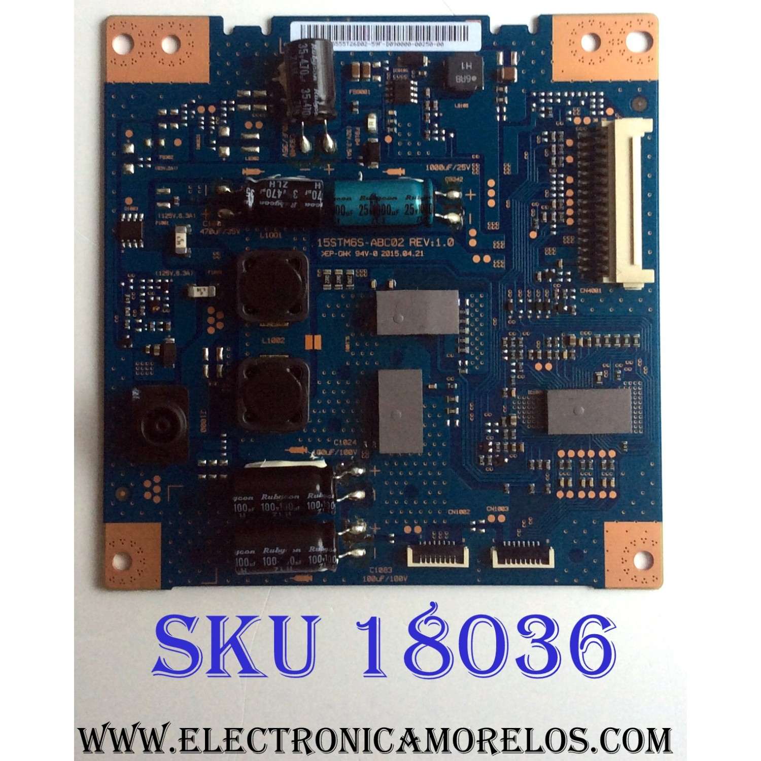 LED DRIVER / SONY 55.55T26.D02 / 15STM6S-ABC02 REV:1.0 / 5555T26D02 / PANEL'S DN4Y600LNX0101 / T550HVF06.0 / MODELOS KDL-60W850B / KDL-55W800C