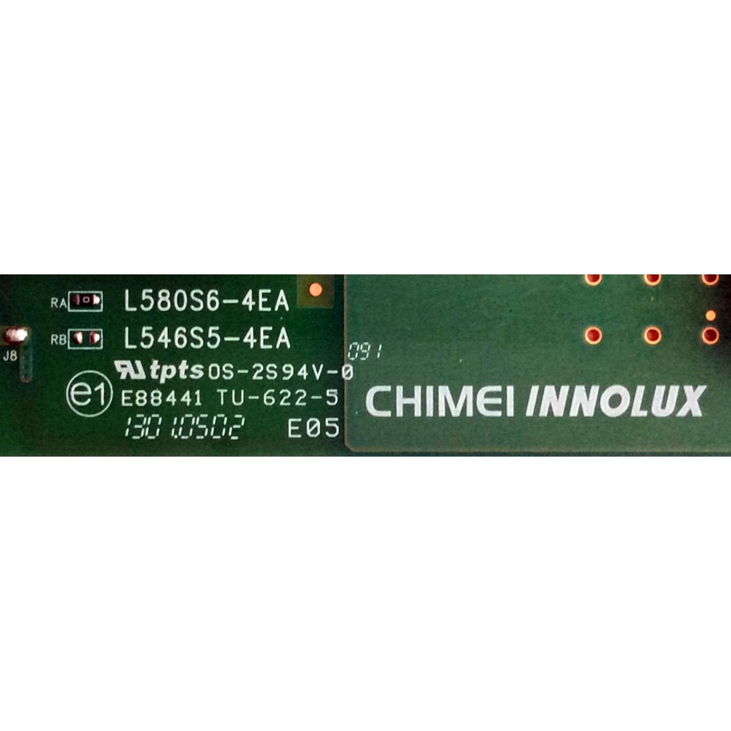 LED DRIVER / TOSHIBA 27-D085316 / L580S6-4EA / E88441 / PANEL`S V580HK1-LS6 REV.C2 / V580HK1-LKS REV.C1 / MODELO 58L7350U - Imagen 3
