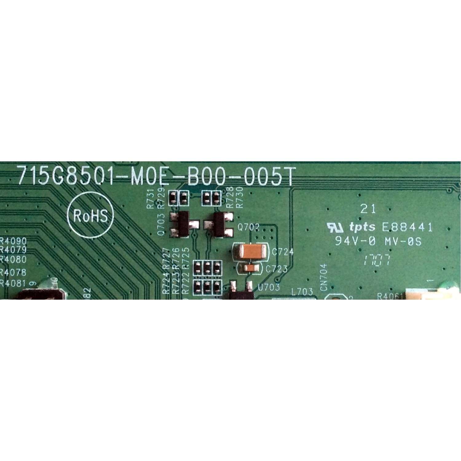 MAIN / INSIGNIA 756TXHCB01K0190 / XHCB01K019 / CBPRGSIKA2 / 756TXHCB01K019 / 715G8501-M0E-B00-005T / XHCB01K019010X / (X)XHCB01K019010X / BPRGSIKA2 / PANEL TPT500U1-QVN03.U REV:S5B0A / MODELO NS-50DR620NA18 - Imagen 2