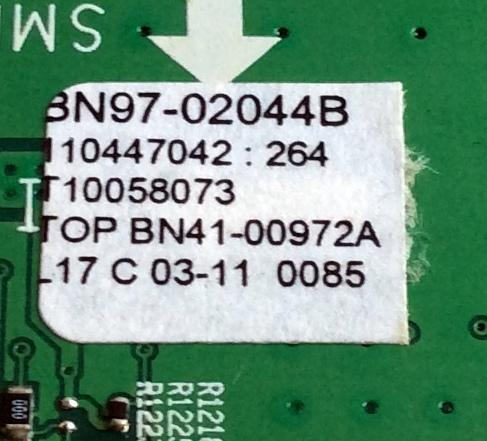 MAIN / SAMSUNG BN94-01666B / BN41-00972A / BN97-02044B / PARTES SUSTITUTAS BN94-01666F / BN94-01666N / BN94-01666R / BN94-01666T / BN94-01666V / BN94-01666K / PANEL LTF460HE01 A01 / MODELOS LN46A650A1FXZA / LN46A650A1F / LN46A650A1FXZA1F - Imagen 4