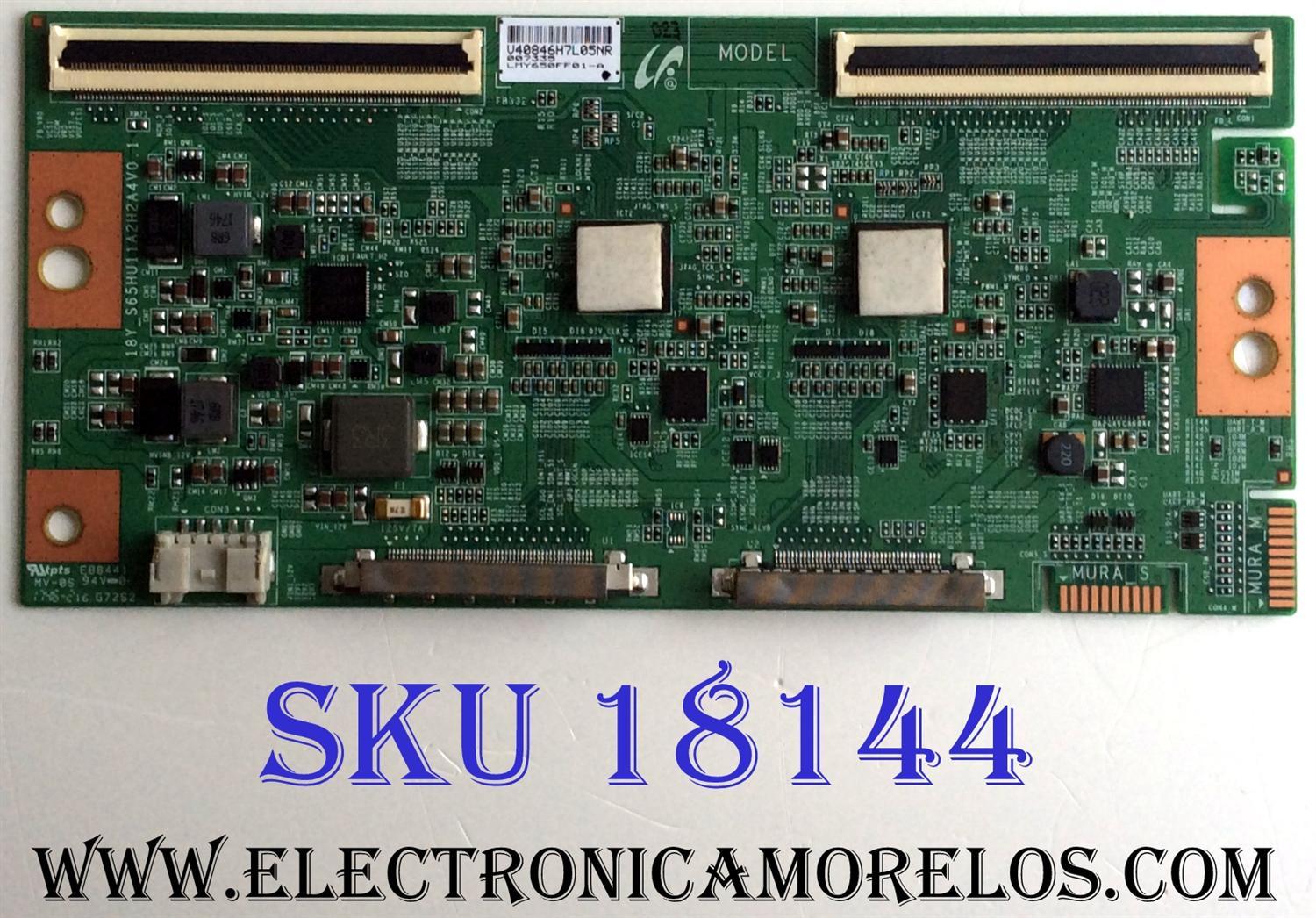 T-CON / SONY 1-897-229-11 / LJ94-40846H / 18Y_S65HU11A2H2A4V0.1 / LMY650FF01-A / 40846H / PANEL YD8F009DND01B / MODELOS XBR-65X900F / XBR-65X905F / XBR-65X907F