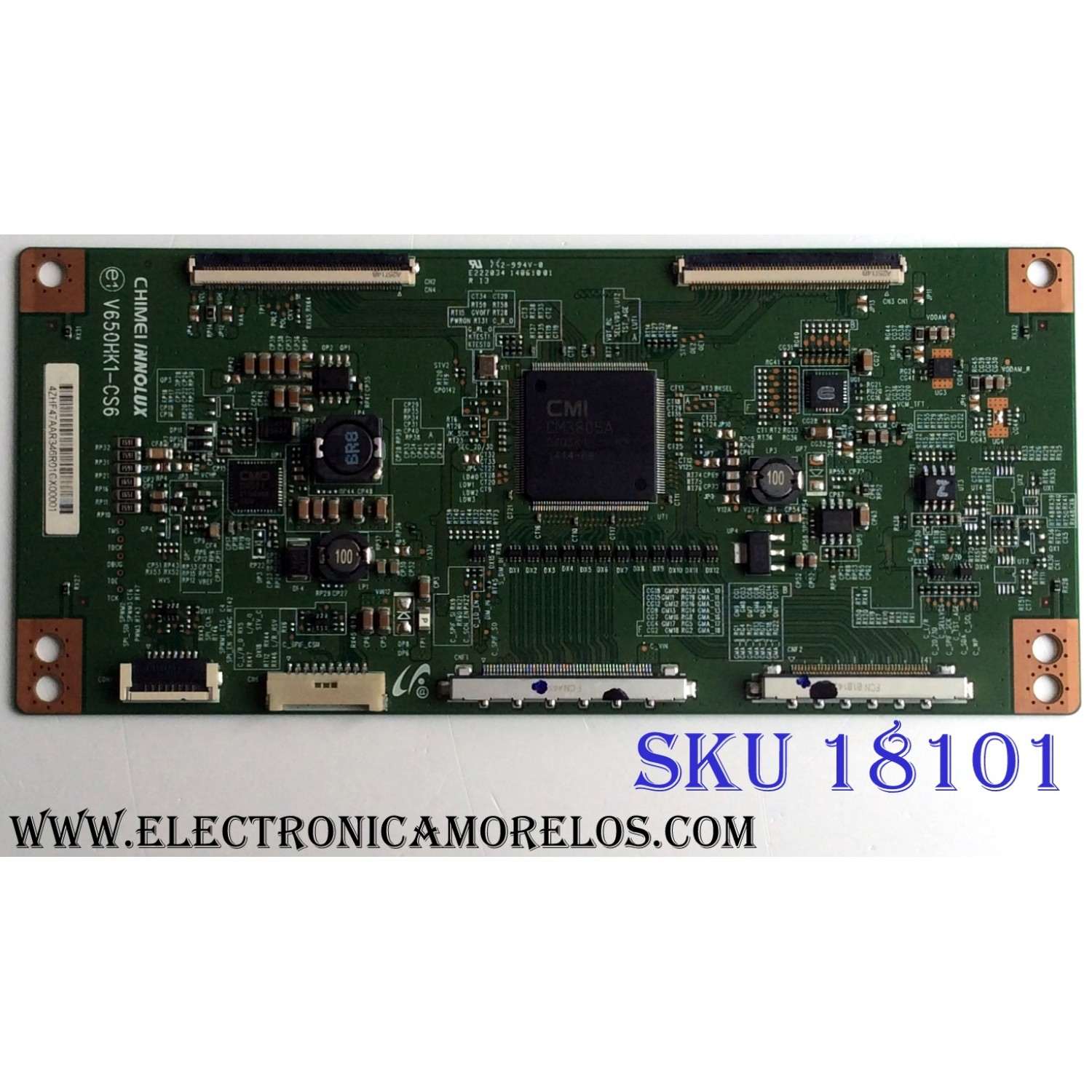 T-CON / LG 4Z.HF47.AAR / 4ZHF47AAR / V650HK1-CS6 / 4ZHF47AAR346R01CX00001 / PANEL´S V650HP1-LS6 Rev.E2 / V650HP1-LS6 Rev.E1 / MODELOS 65LB5200-UA / 65LB5200-UA.CUSJLH / DP65E34 P65E34-00