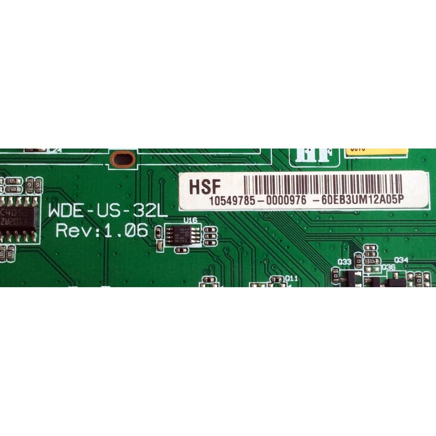 MAIN / FUENTE (COMBO) / WESTINGHOUSE 60.EB3UM.12A / 60EB3UM12A / WDE-US-32L / 60EB3UM12A05P / 10549785 / MODELO LD-3255VX TW-61301-K032A - Imagen 2