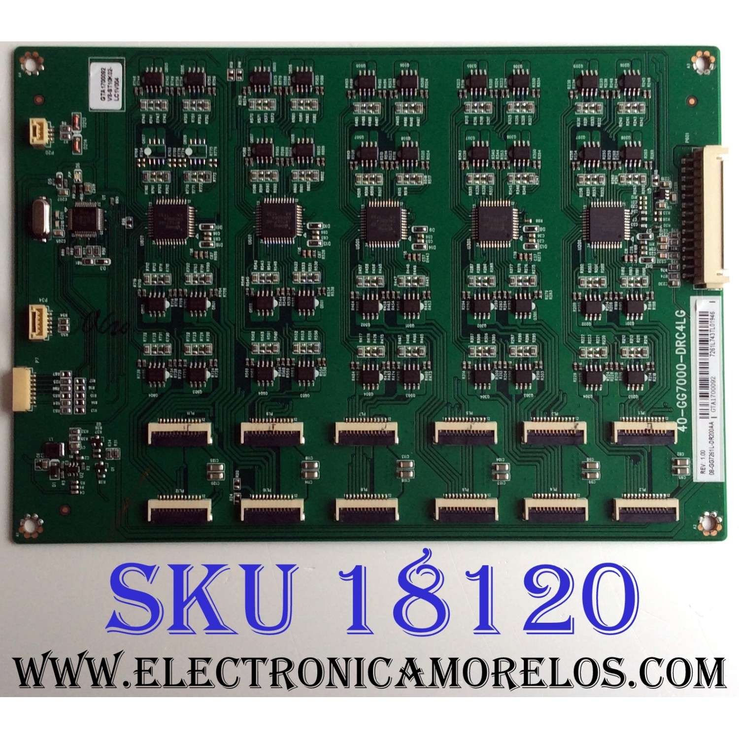 LED DRIVER / TCL 08-GG7261L-DR200AA / 40-GG7000-DRC4LG / V8-ST10K02-LC1V004 / E248779 / JS2170714B244 / H07804PNC18A1 / GTA1700092 / MODELO 55P605