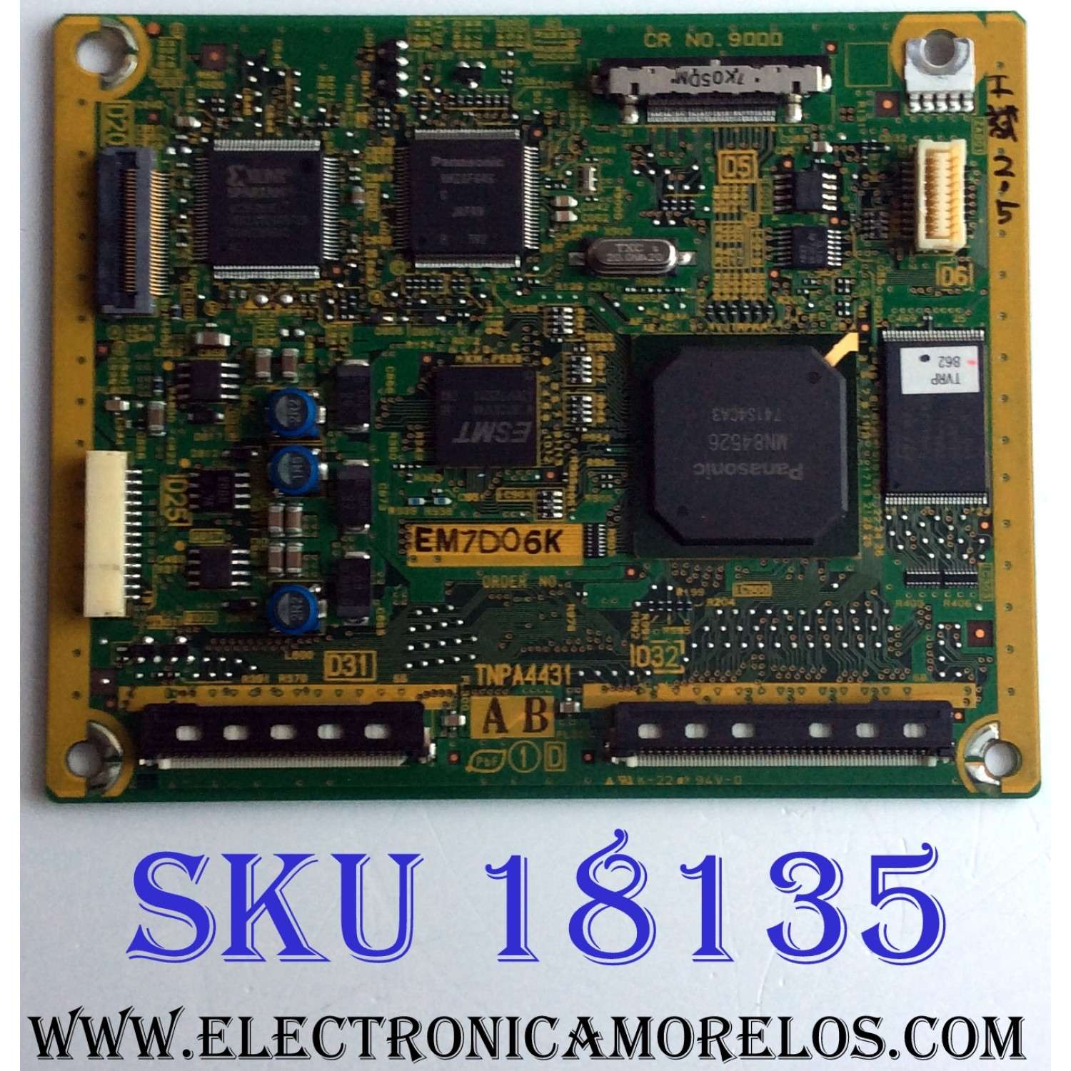 MAIN LOGICA / PANASONIC TNPA4431AB / TNPA4431 / PANEL MC106H30F11 / MODELO TH-42PH11UK