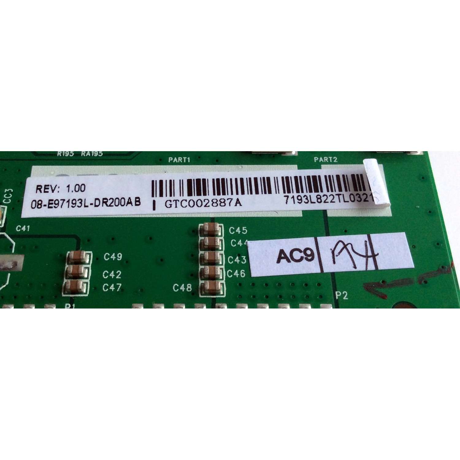 LED DRIVER PARA TV TCL / NUMERO DE PARTE 08-E97193L-DR200AB / 40-E97000-DRA4LG / V8-ST10K05-LC1V004 / J20190117133 / H07804PNE39B1 / DDC7 / PANEL LVU550NDBL SD9W00 / MODELOS 55R613 / 55R615 - Imagen 3