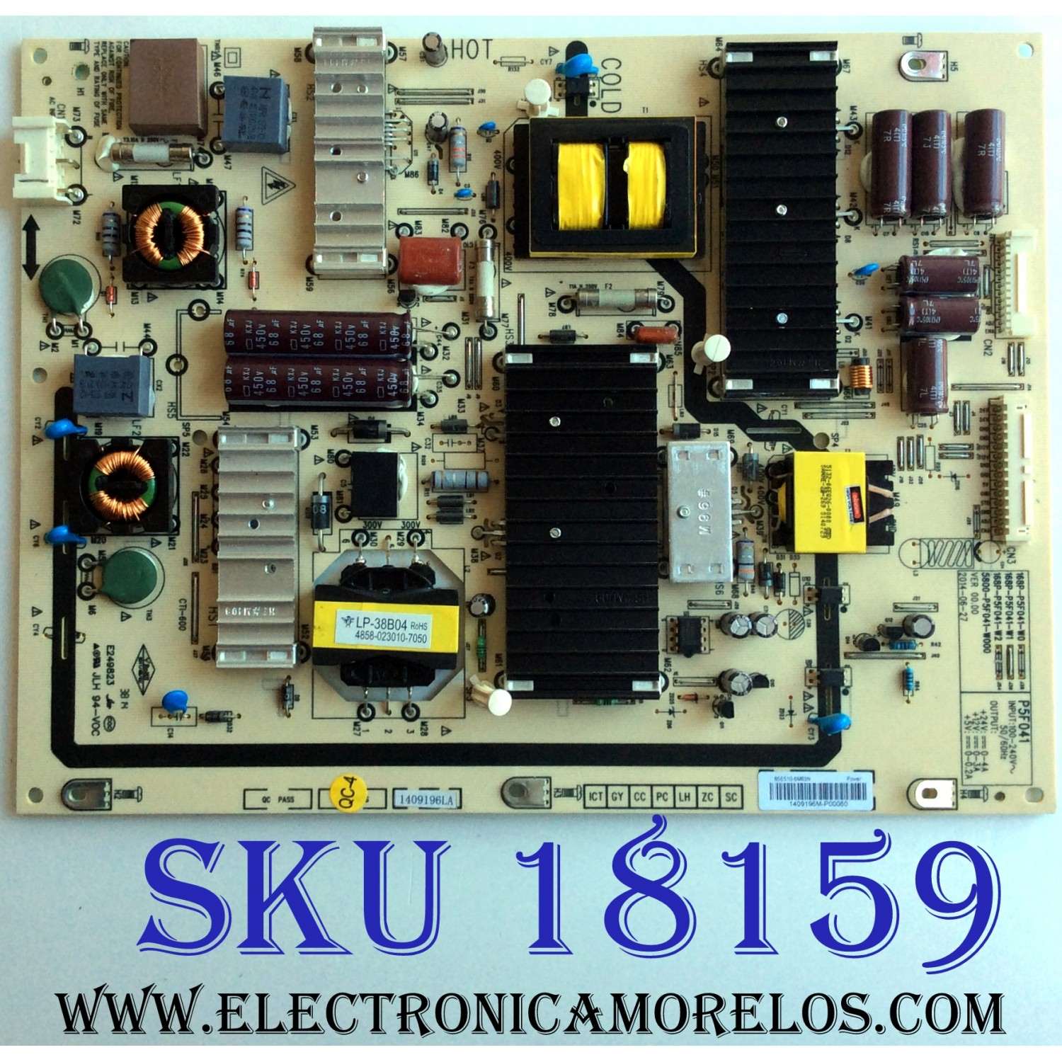 LED DRIVER PARA TV HISENSE / NUMERO DE PARTE 350468 / RSAG7.820.13274/ROH / E213371