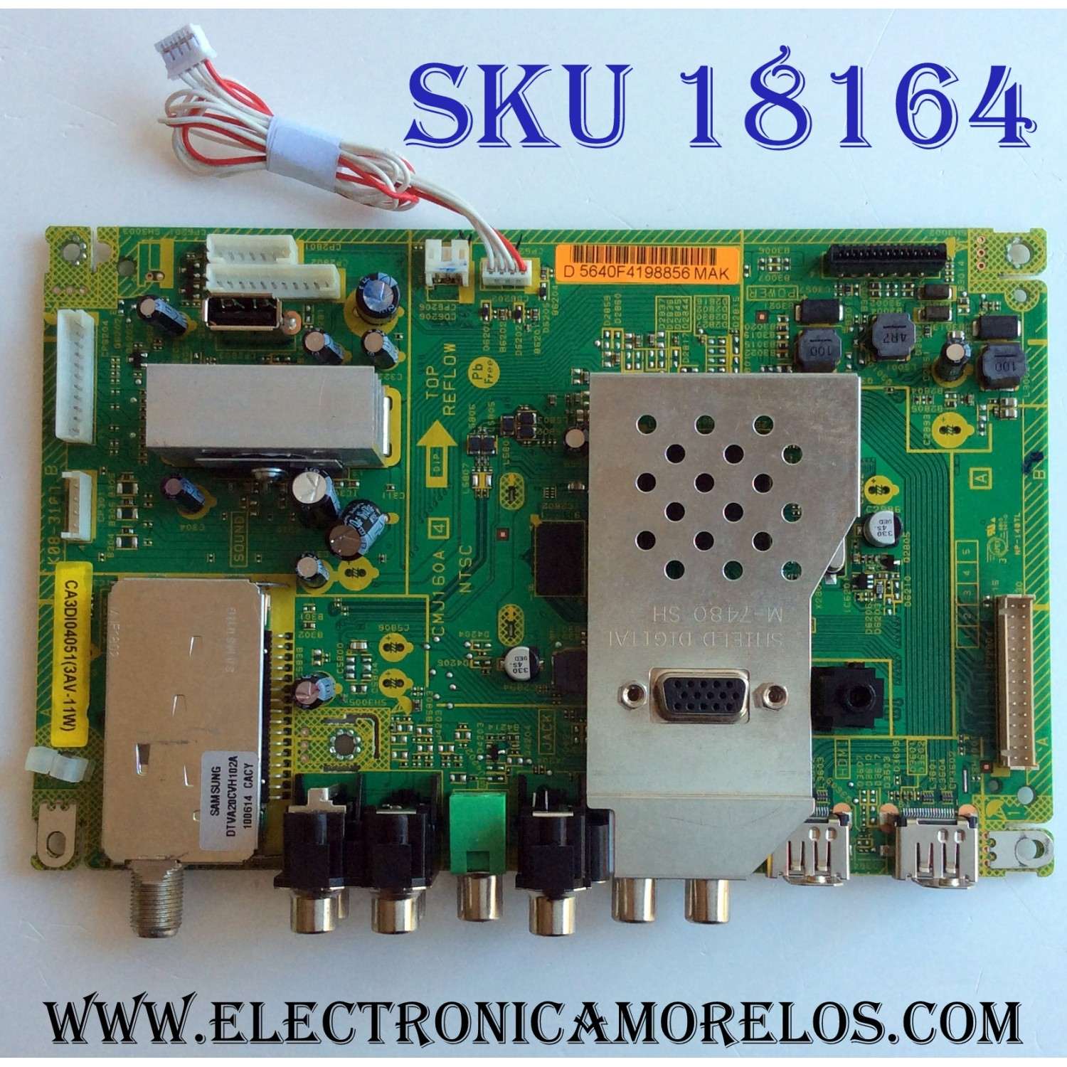 MAIN / SANSUI CA3DI04051 / CMJ160A / 5640F4198856 / K08-310A / CA3DI04051(3AV-11W) / D 5640F4198856 MAK / PANEL M215H3-PA1 Rev.C1 / MODELO SLED2280A