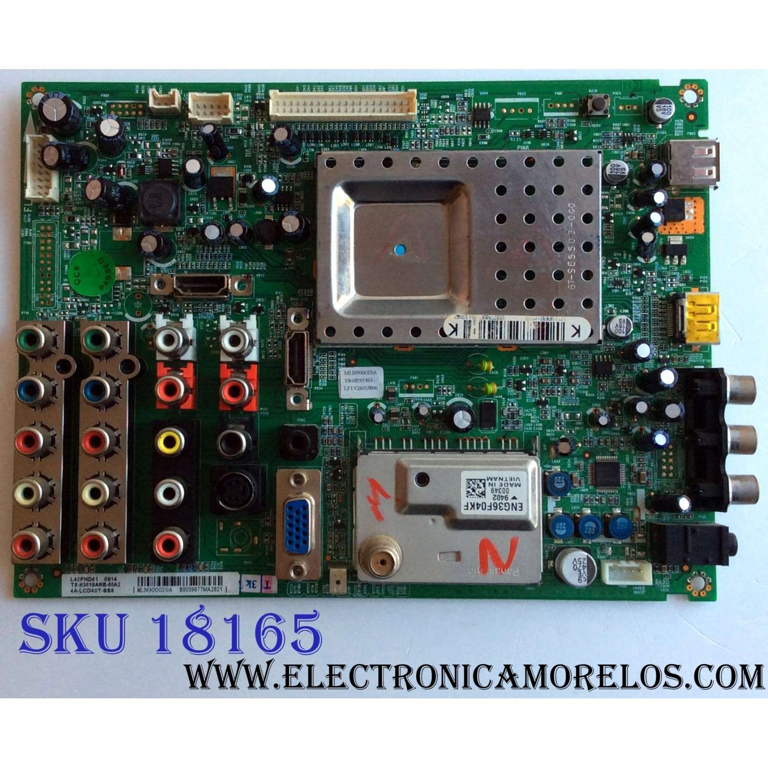 MAIN / RCA MLN900029A / V8-0RS9501-LF1V260U800 / T8-KM19ARB-MA2 / 4A-LCD40T-SS8 / V8-ORS9501-LF1V260U800 / PANEL LTA400HA07-D05 / MODELO L40FHD41