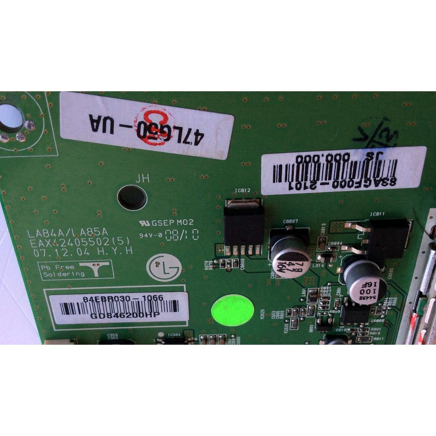 MAIN / LG EAX42405502 / EAX42405502(2) / 83AGF000-2101 / AGF0002101  / MODELO 42LG50-UA - Imagen 2