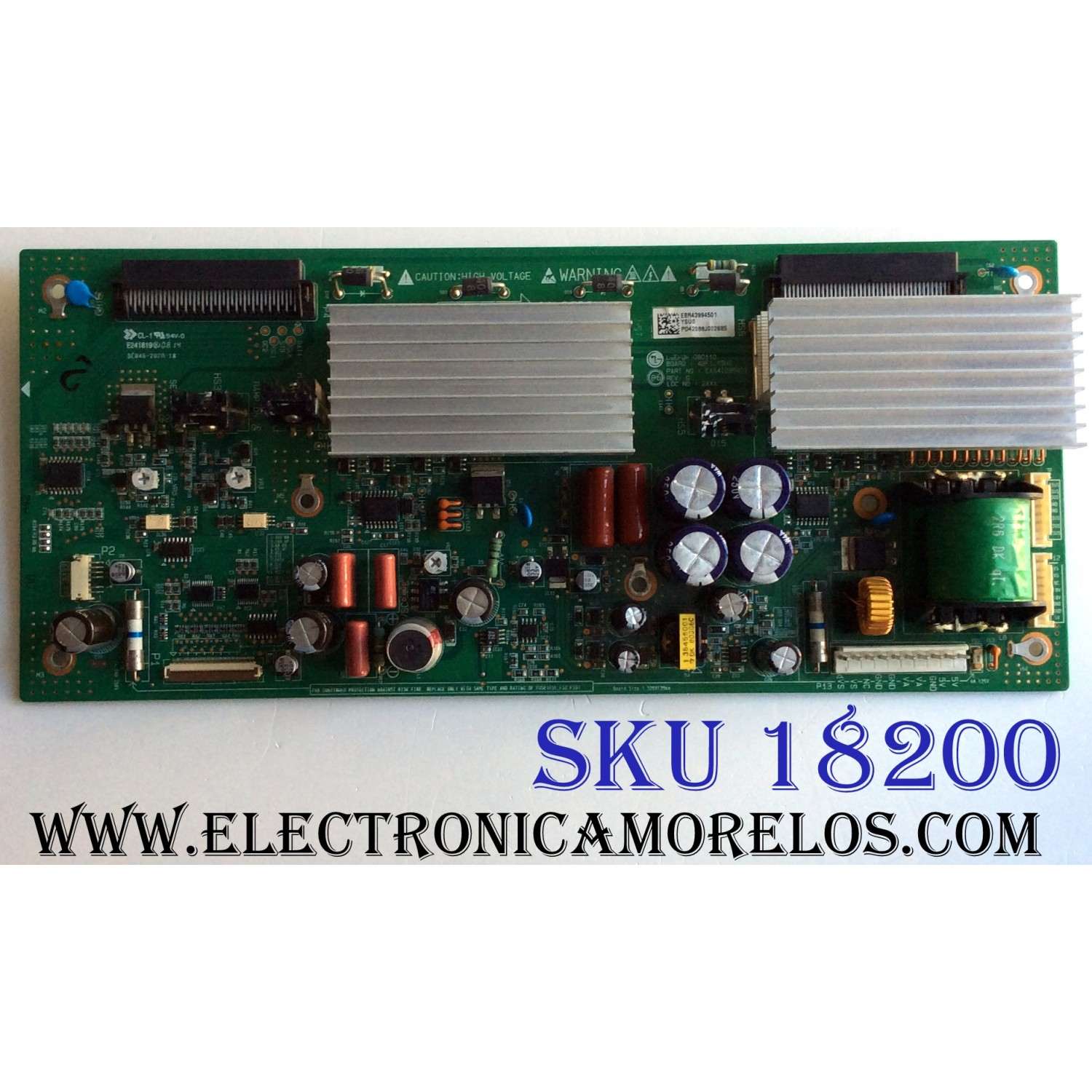 Y-SUS /  EBR43994501 / EAX41289401 / 42F1_CTRL / E241819 / PANEL PDP42F1T000 / MODELO SLP-4277