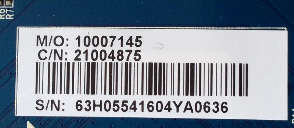 MAIN / WESTINGHOUSE 21004875 / CV6488H-A / 10007145 / E254215 / CQC06001016507 / PANEL T550QVN03.0 / MD5508YTLU / MODELO WD55UT4490 TW-04411-A055I - Imagen 2