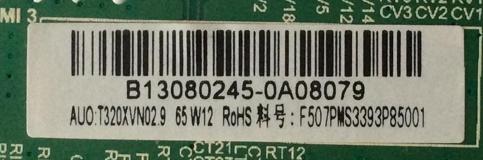 MAIN FUENTE PARA TV APEX B13080245 / TP.MS3393.P85 / PANEL T320XVN02.9 / MODELO LE3245M	 - Imagen 2