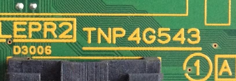 MAIN / PANASONIC TNP4G543KF / TNP4G543 / E89382 / PANEL V320BJ6-LE1 REV.B1 / MODELO 32" - Imagen 2