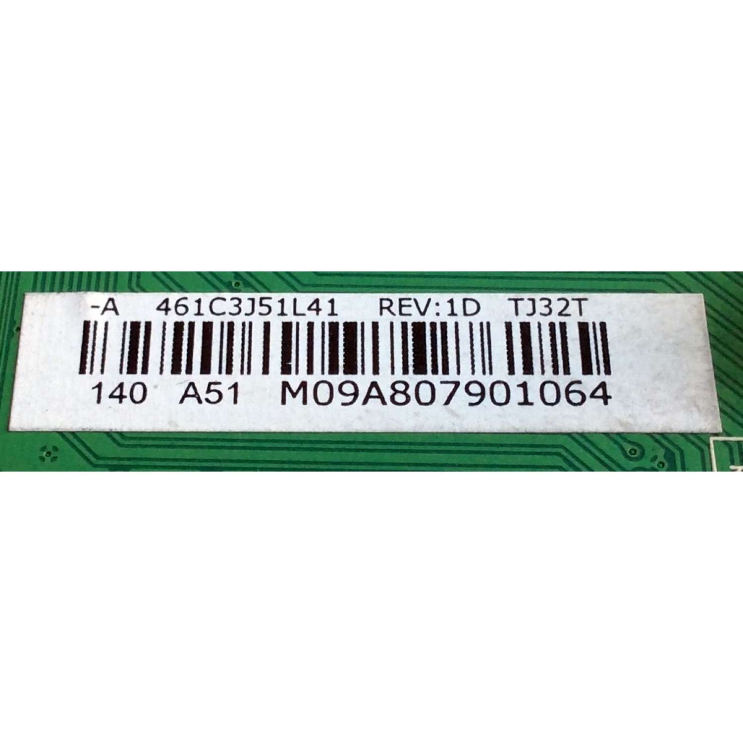 MAIN / TOSHIBA 75026847 / 431C3J51L41 / 461C3J51L41 / TJ32T / STJ32T VTV-L32709 / SUSTITUTAS 431C3J51L42 / 461C3J51L42 / MODELO 32C110U1 / PANEL LTA320AP05-D02	 - Imagen 3