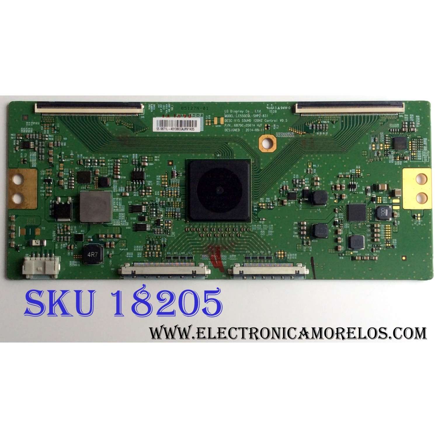 T-CON / SONY 6871L-4013B / 6870C-0561A / LC550EQL-SHP2-831 / 4013B / PANEL YD5S550HTG01 / MODELO XBR-55X900C