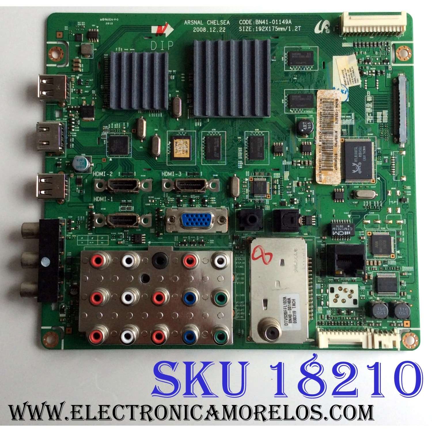 MAIN / SAMSUNG BN94-02597E / BN41-01149A / BN97-03117E / PANEL LTF460HF06 A04 / MODELOS LN46B630N1F / LN46B630N1FXZA SS02