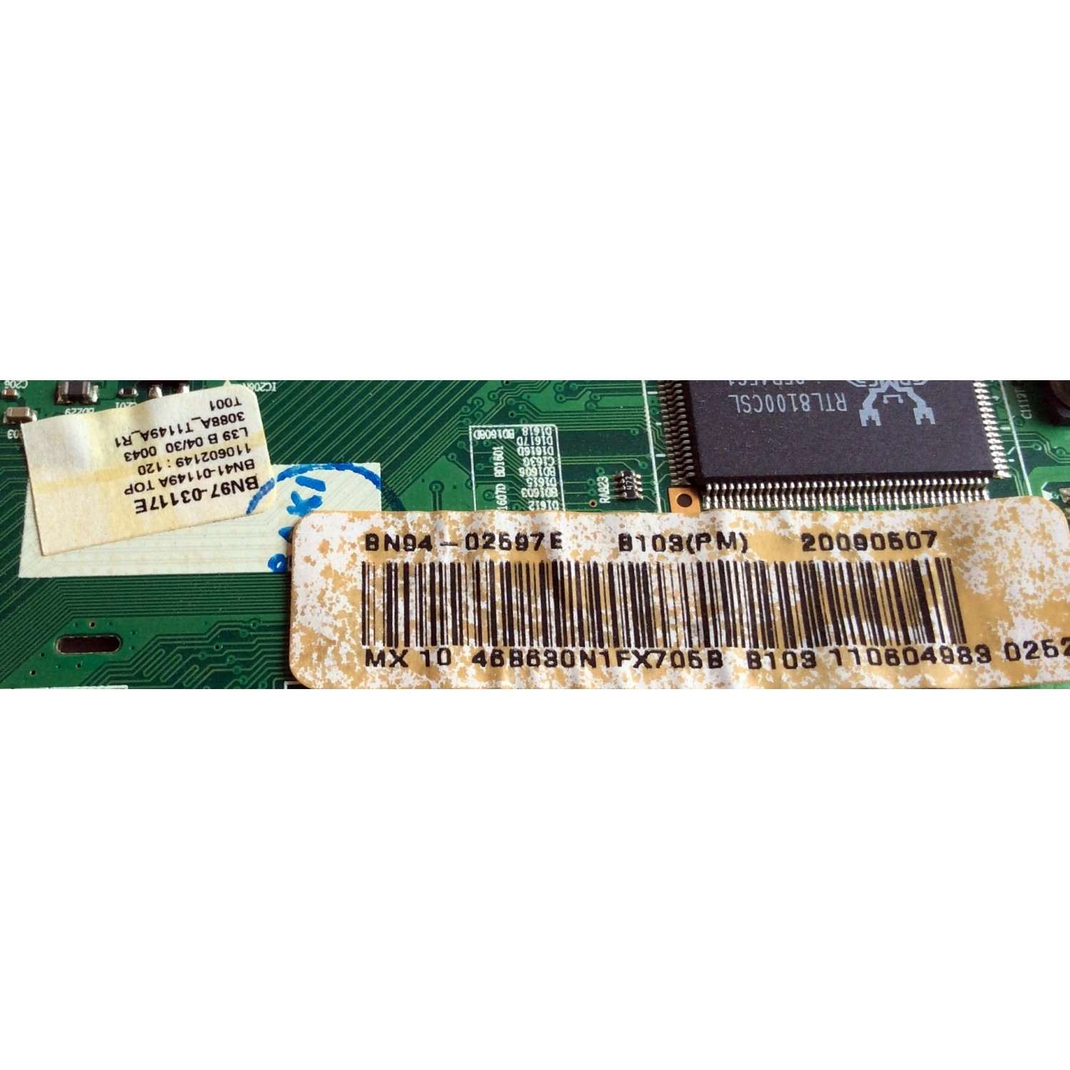 MAIN / SAMSUNG BN94-02597E / BN41-01149A / BN97-03117E / PANEL LTF460HF06 A04 / MODELOS LN46B630N1F / LN46B630N1FXZA SS02 - Imagen 2