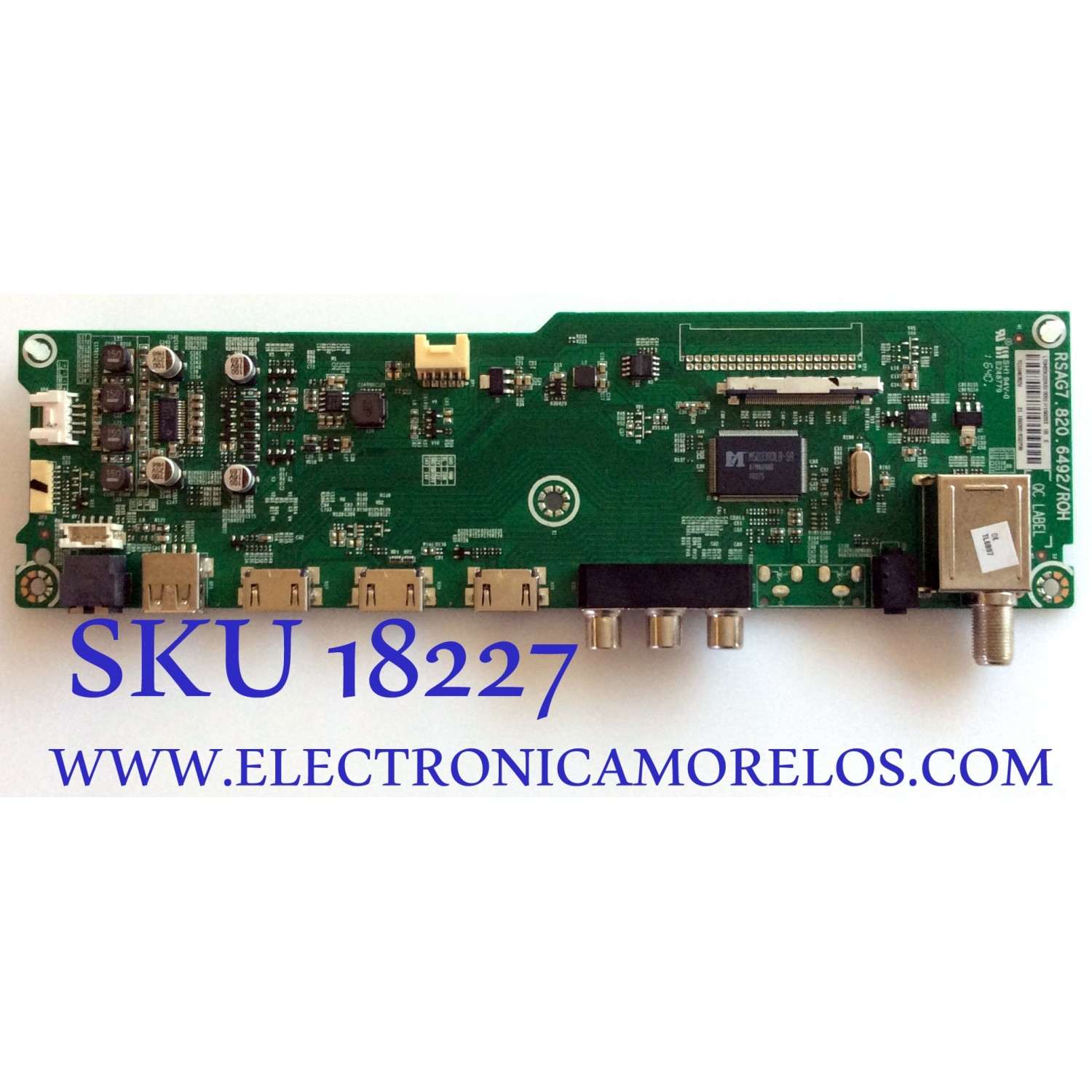 MAIN / INSIGNIA 186093 / RSAG7.820.6492/ROH / 186092 / LTDN55K220US(0001) / EG0708 / PANEL HD550DF-E32 / DISPLAY LSC550HN04-H01 / MODELO NS-55D510NA17