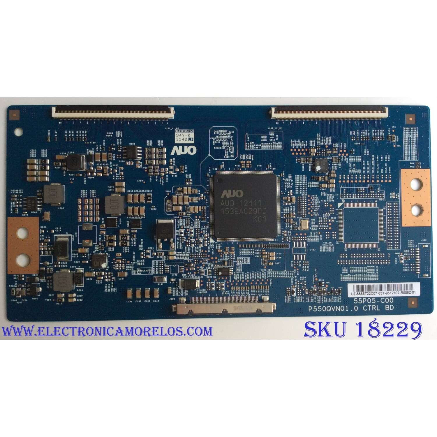 T-CON / WESTINGHOUSE 55.55T22.C07 / 55P05-C00 / P550QVN01.0 CTRL BD / 5555T22C07 / PANEL T550QVN03.0 / MD5508YTLU / MODELOS WD55UT4490 TW-04411-A055I / WD55UT4490 TW-04441-A055I