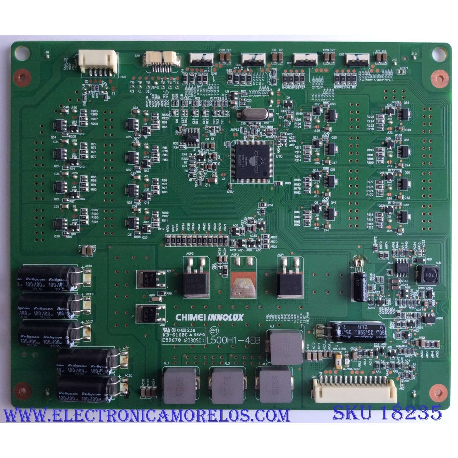 LED DRIVER / COBY 27-D071988 / L500H1-4EB / E59670 / PANEL V500HK1-LS5 REV.C9 / MODELOS LEDTV5028 / 50K316DW