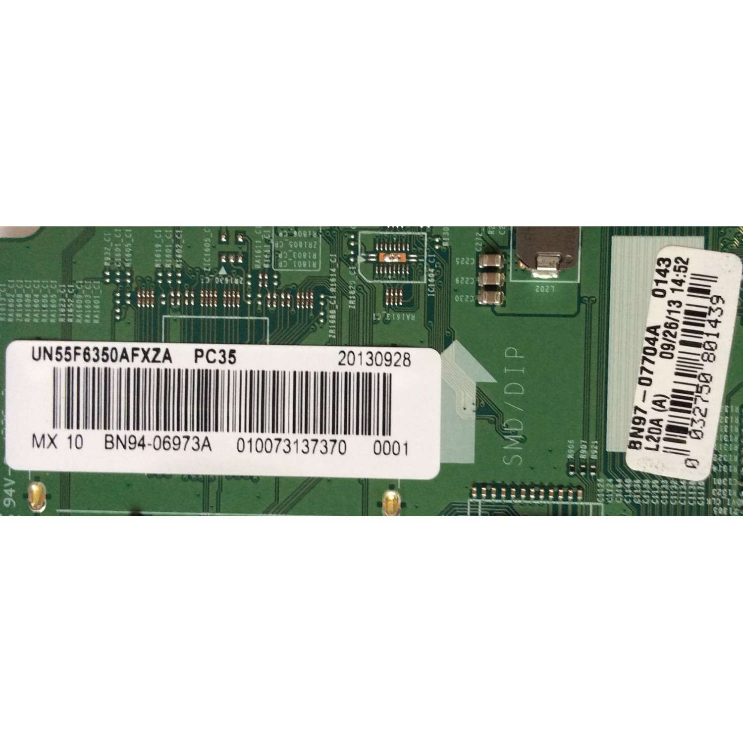 MAIN PARA TV SAMSUNG NUMERO DE PARTES  BN94-06973A / BN41-01958B / BN97-07704A / SUSTITUTA BN94-06969A / PANEL CY-HF550CSLV3H / MODELO UN55F6350AFXZA UH02	 - Imagen 2
