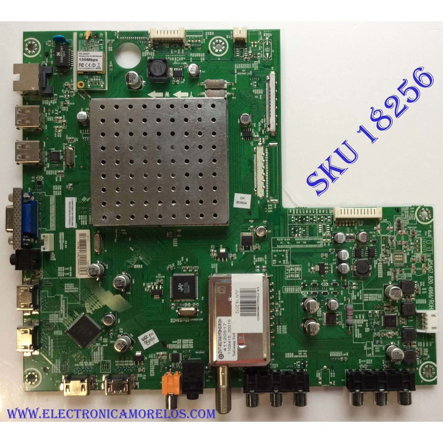 MAIN / HISENSE 159975 / RSAG7.820.4966/ROH / 159973 / LTDN42K316XWUS3D / TG126G30PU / PANEL HE420FD-B56\PW1 / MODELO 42K316DW