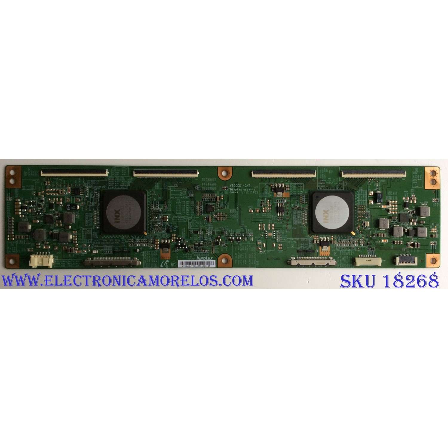 T-CON / PANASONIC 4Y.X24B.UTT / V500DK1-CKS1 / 4YX24BUTT / E88441 / PANEL V650DK1-KS2 REV.B3 / MODELO TC-65AX800C