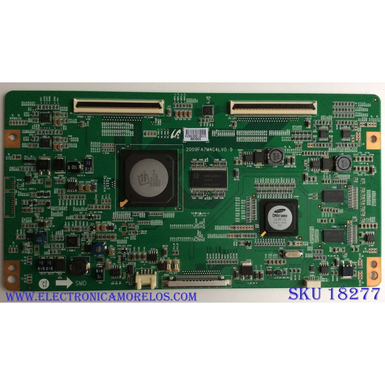 T-CON / SAMSUNG LJ94-02863B / 2009FA7M4C4LV0.9 / 2863B /SAMSUNG LJ94-02859A/LJ94-02860A/LJ94-02852D/LJ94-02860B/LJ94-02859B/LJ94-03155A/LJ94-02852C/LJ94-02853F/LJ94-02853C/ PANEL LTF400HF08 / MODELO UN40B6000VFXZA/ UN40B7000WFXZA/ UN46C5000QFXZA