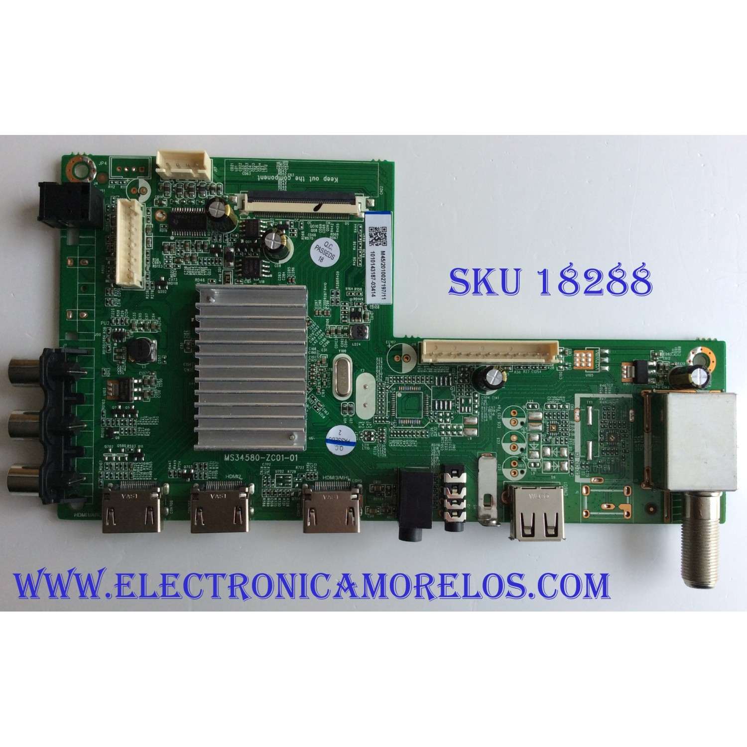 MAIN / JVC 1010143187 / MS34580-ZC01-01 / 1010143187-03414 / E342828 / PANEL LC546PU1L01 / MODELO LT-55MA770