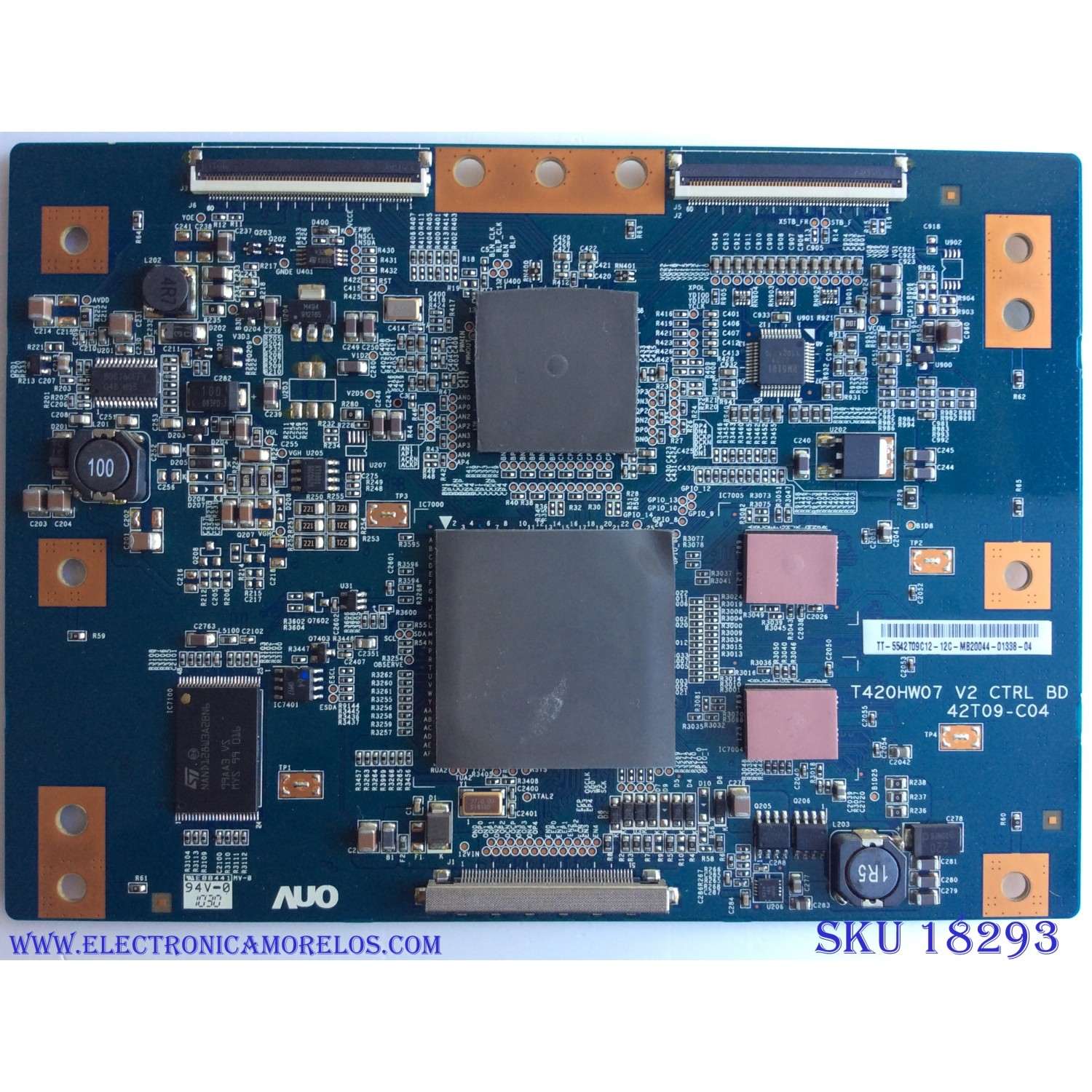 T-CON / INSIGNIA 55.42T09.C12 / T420HW07 / 42T09-C04 / 5542T09C12 / T420HW07 V2 CTRL BD / PANEL T420HW07 V.3 / MODELO NS-42E859A11