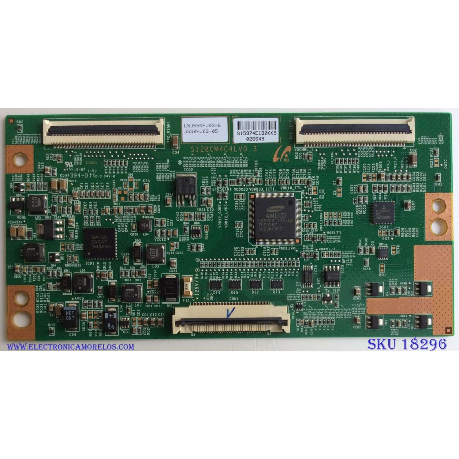 T-CON / SAMSUNG LJ94-02863B / 2009FA7M4C4LV0.9 / 2863B /SAMSUNG LJ94-02859A/LJ94-02860A/LJ94-02852D/LJ94-02860B/LJ94-02859B/LJ94-03155A/LJ94-02852C/LJ94-02853F/LJ94-02853C/ PANEL LTF400HF08 / MODELO UN40B6000VFXZA/ UN40B7000WFXZA/ UN46C5000QFXZA	