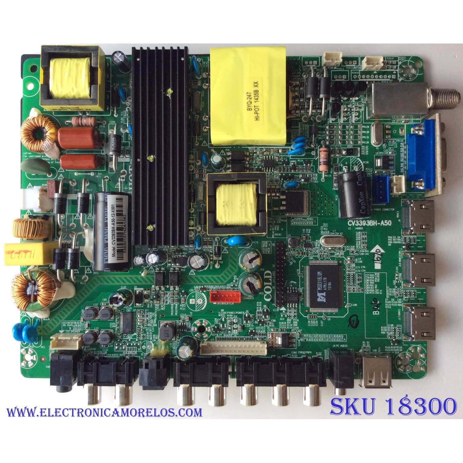 MAIN / FUENTE (COMBO) / WESTINGHOUSE 890-M00-02E50 / CV3393BH-A50 / 1.81.36.00613 / CV3393BH-A50-12-X001 / WE-M15111 / PANEL T480-0CL-DLED / MODELO DWM48F1Y1-C