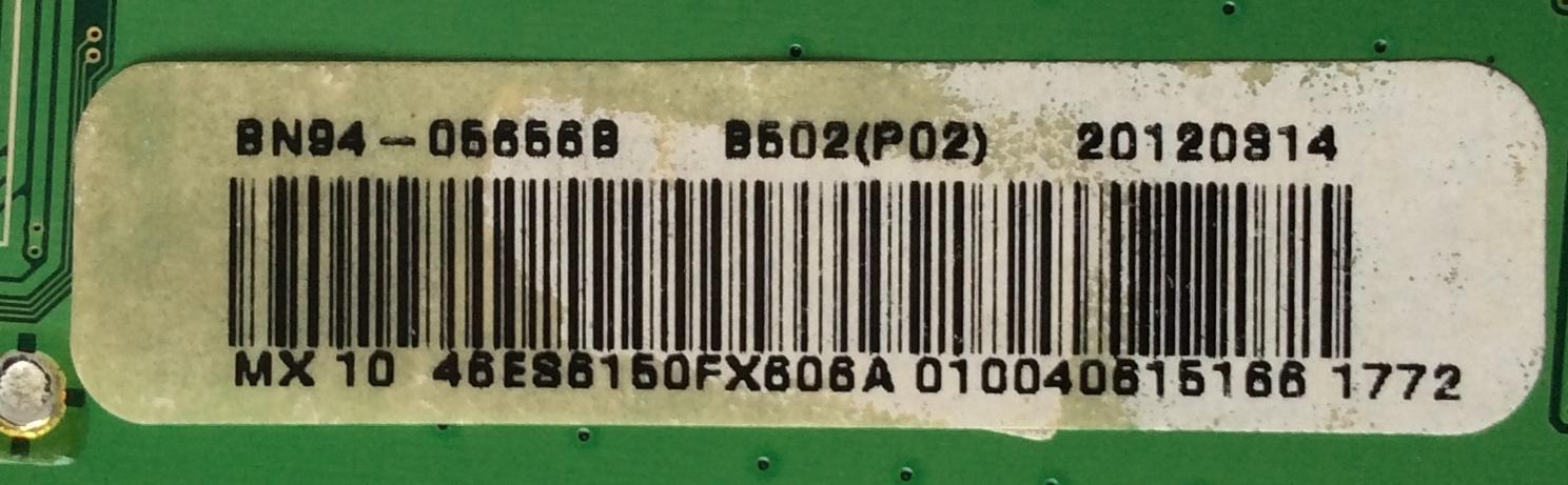 MAIN PARA TV  SAMSUNG NUMERO DE PARTE  BN94-05656B / BN41-01812A / SUSTITUTA BN94-05656A / PANEL LTJ460HJ08-V / MODELO UN46ES6150FXZA TS01	 - Imagen 2