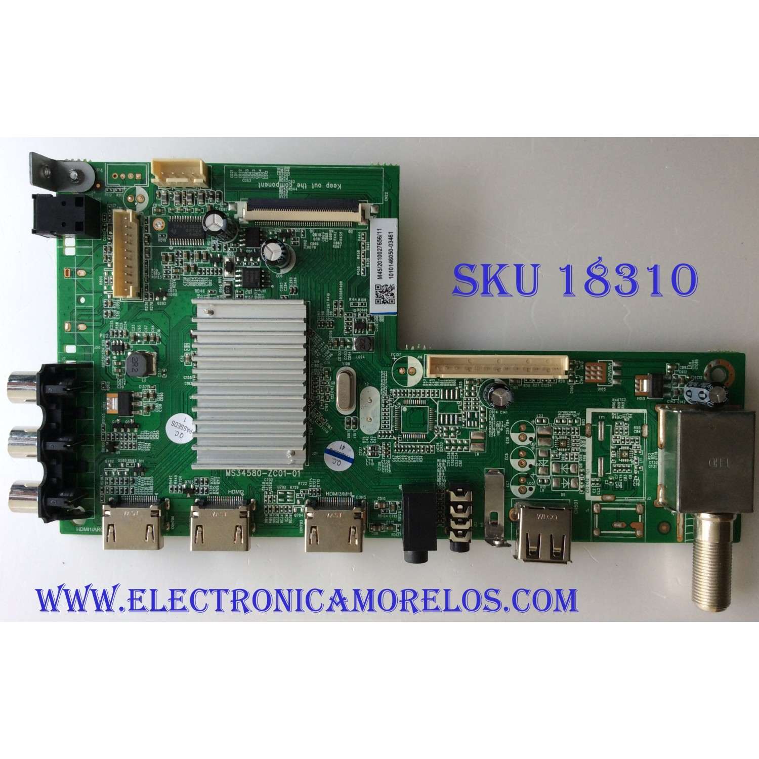 MAIN / JVC 1010146050 / MS34580-ZC01-01 / M45/2010027656/11 / PANEL LC546PU1L01 / MODELO LT-55MA770	