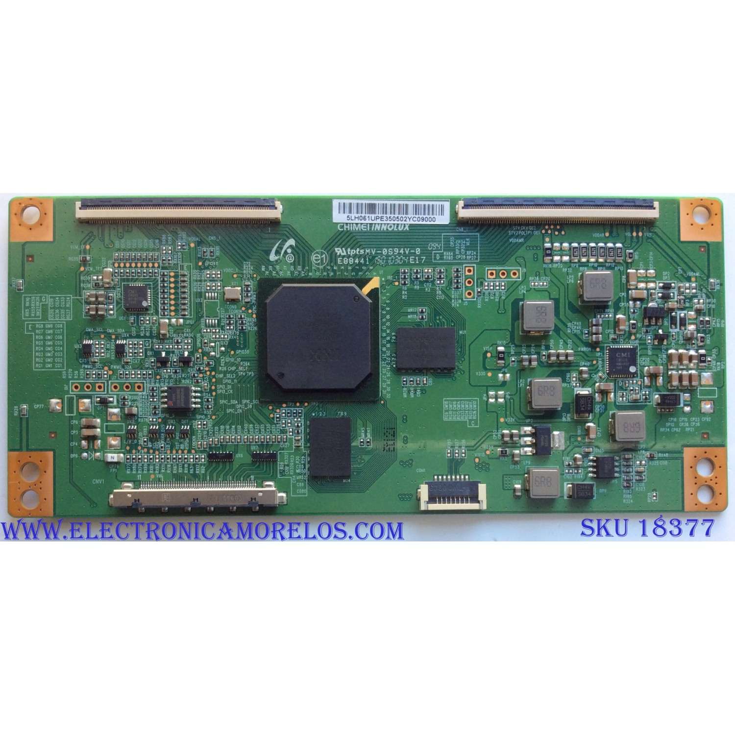 T-CON / VIZIO 5LH061UP / STV2POLTP1 / TPTSMV-0S94V-0 / PANEL TPT500DKQS1.N REV.SD1F / MODELO M50-C1 LTC6SRAR	