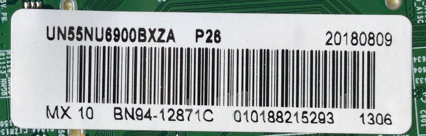 MAIN ORIGINAL PARA TV SAMSUNG / NUMERO DE PARTE BN94-12871C / BN97-14045B / BN41-02662A / BN94-12871C / PANEL CY-NN055HGLVCH / DISPLAY LSF550FN09-L05 / BN96-39045D / MODELO UN55NU6900BXZA / UN55NU6900BXZA FA01 - Imagen 2