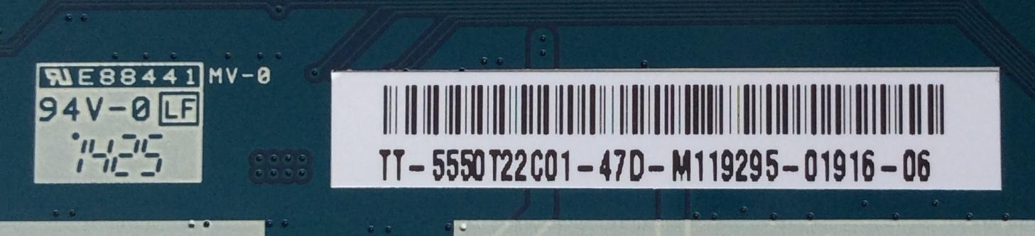 T-CON PARA TV VIZIO / NUMERO DE PARTE 5550T22C01 / T420HVD03.1 / 42T33-C01 / 55.50T22.C01 / 42T33C01 / PANEL TPT500J1-HVN08 REV:S400A / MODELOS M502I-B1 / M502I-B1 LTYWRLAQ - Imagen 2
