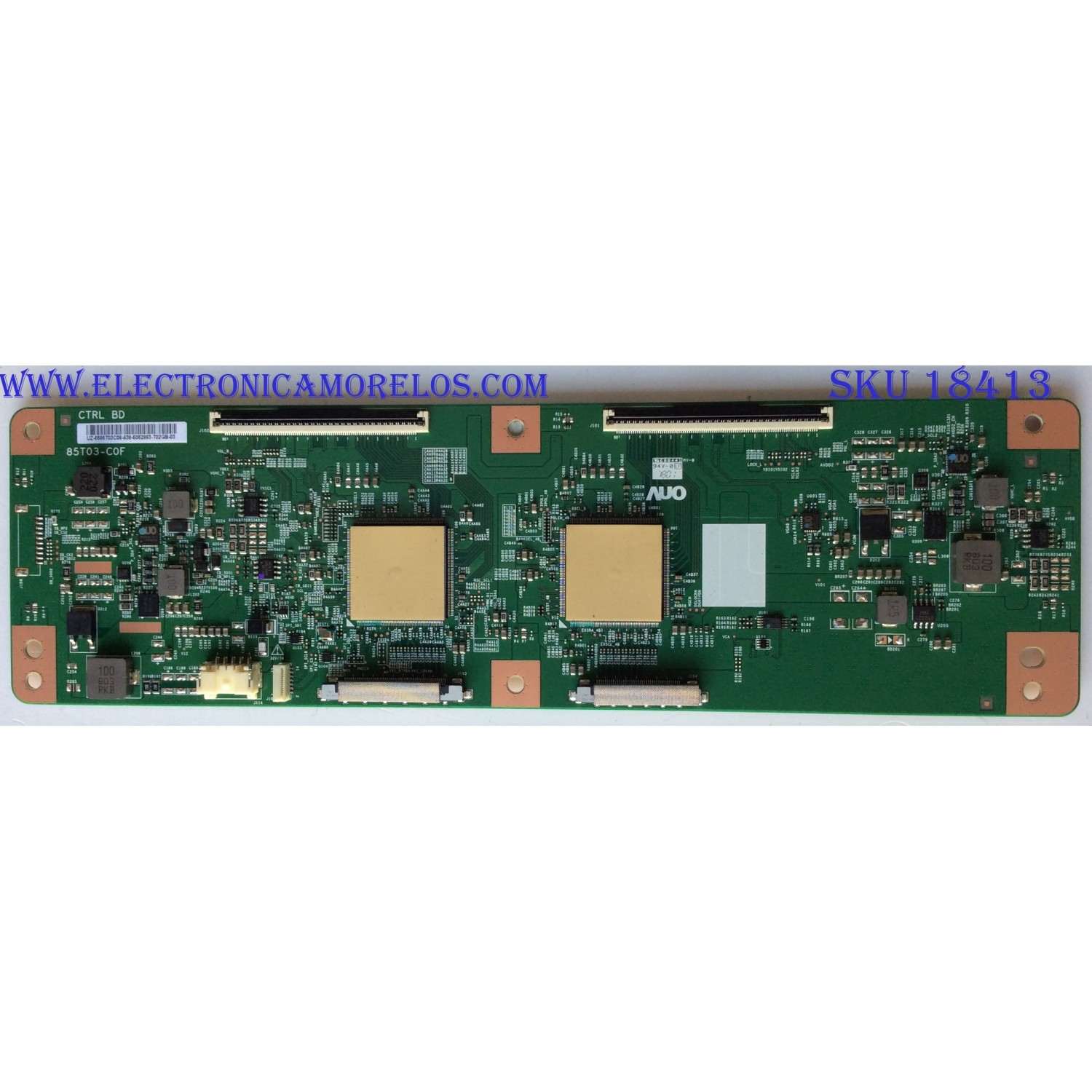 T-CON PARA TV SONY / NUMEOR DE PARTE 55.85T03.C08 / 5585T03C08 / 85T03-C0F / PANEL T850QVF04.0 / DISPLAY T850QVR01.3 / MODELO XBR-85X850F / XBR-85X800H	