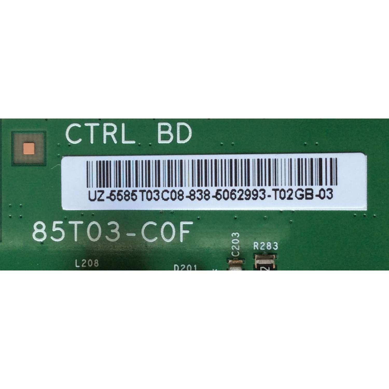 T-CON PARA TV SONY / NUMEOR DE PARTE 55.85T03.C08 / 5585T03C08 / 85T03-C0F / PANEL T850QVF04.0 / DISPLAY T850QVR01.3 / MODELO XBR-85X850F / XBR-85X800H	 - Imagen 2
