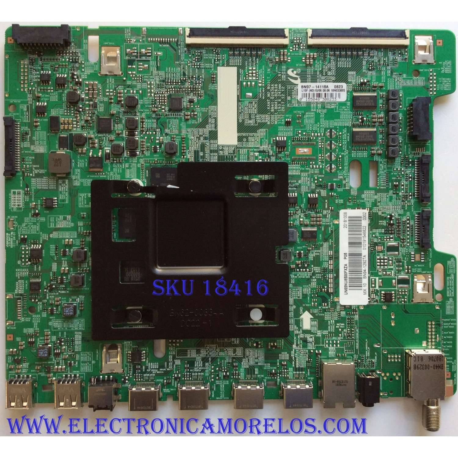 MAIN PARA TV SAMSUNG 4K·UHD / NUMERO DE PARTE BN94-12927A / BN41-02636A / BN97-14118A / BN9412927A / PANEL CY-SN065FLLV4H / MODELOS UN65NU7200FXZA FA03 / UN65NU800DFXZA FD04 / UN65NU800DFXZA FA01 / UN65NU8000FXZA FE07 / UN65NU8500FXZA FB02
