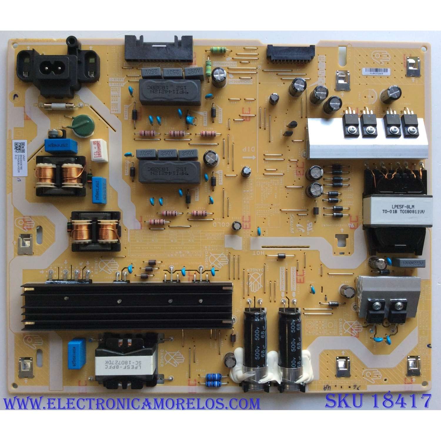 FUENTE DE PODER PARA TV SAMSUNG / NUMERO DE PARTE BN4400878E / L65E7NR_NSM / BN44-00878E / PSLF215E10A / MODELOS QN65Q6FNAFXZA / QN65Q65FN / QN65Q6FN / QN65Q60 / UN65NU800DFXZA FD04 / UN65NU800DFXZA FA01 / UN65NU8000FXZA FE07 / UN65NU8500FXZA FB02