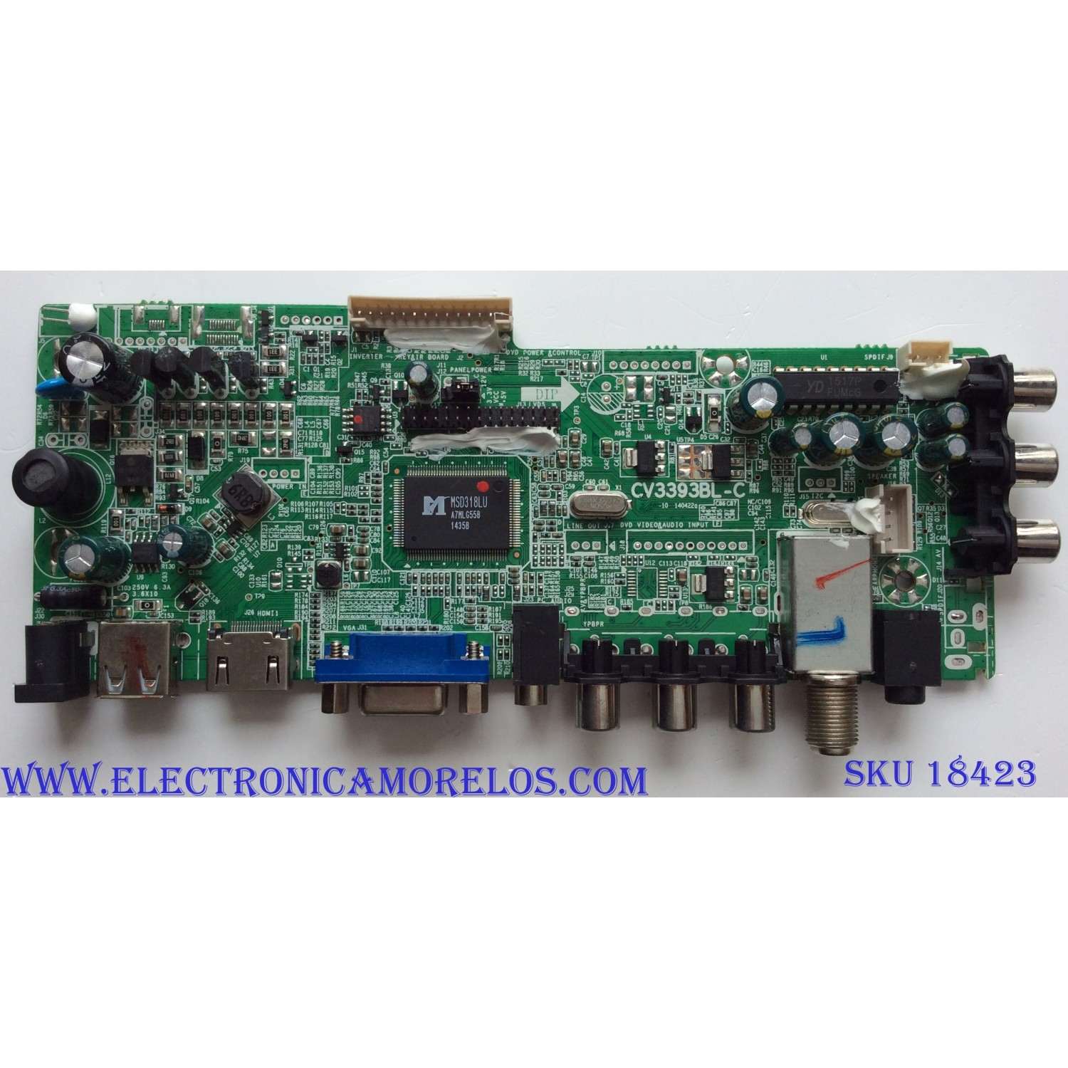 MAIN / ELEMENT // PROSCAN CV3393BL-C / E198407 / PANEL KPL:YCT4624DX001
