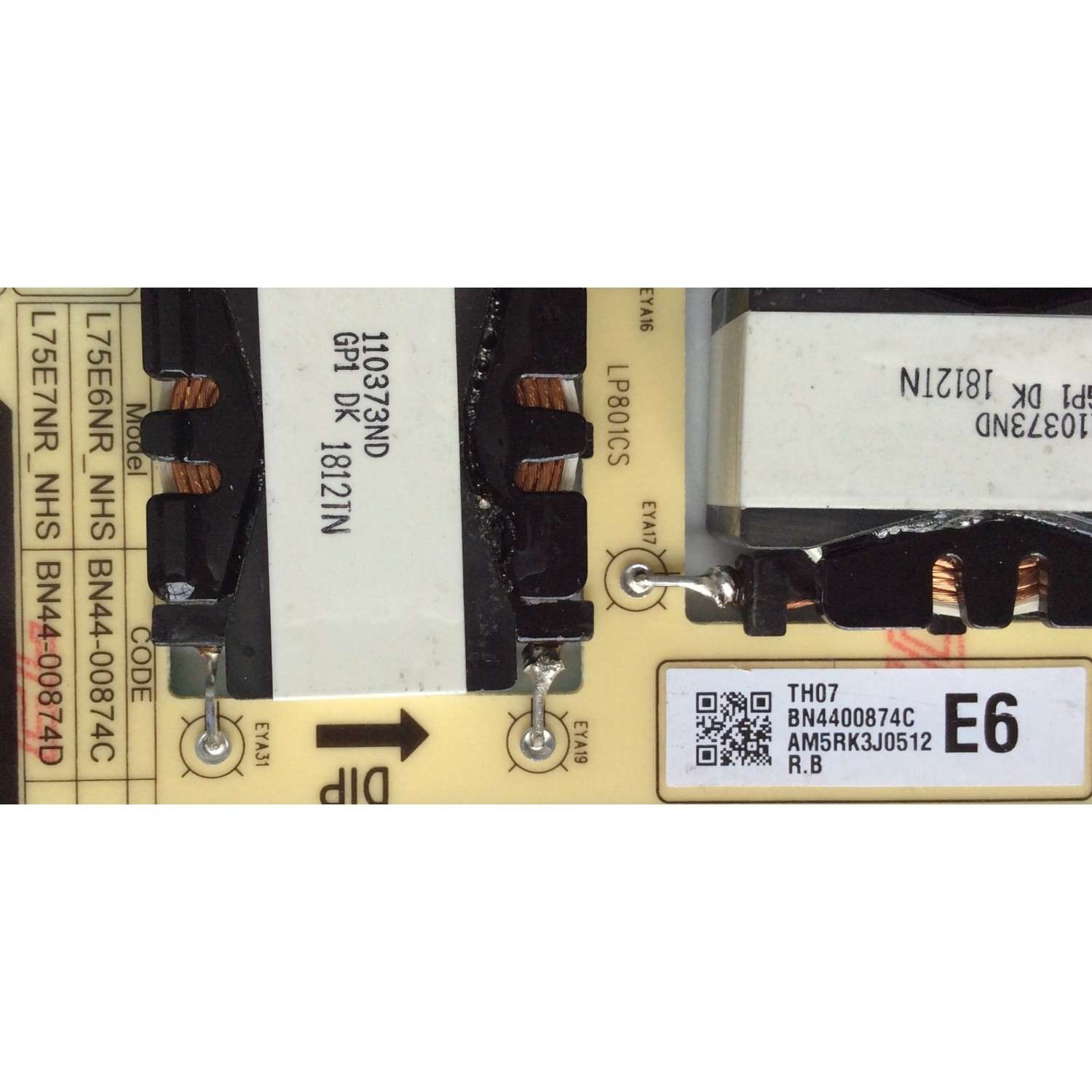 FUENTE DE PODER PARA TV SAMSUNG / NUMERO DE PARTE BN44-00874C / L75E6NR / L75E6NR_NHS / BN4400874C / MODELOS UN75NU6900 / UN75NU710 / UN75NU7100GXPR / UN75NU7100GXPE / UN75NU7100FXZX / UN75NU7100FXZC / UN75NU6900FXZA / (MAS MODELOS EN DISCRIPCIÓN... - Imagen 2