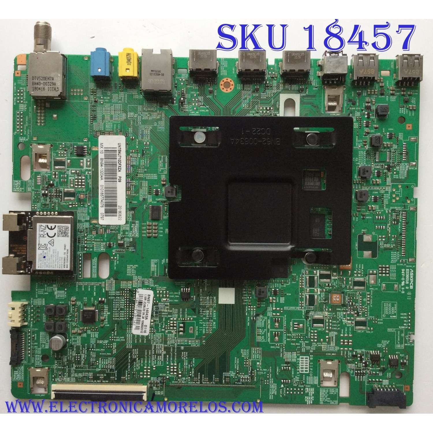 MAIN / SAMSUNG BN94-13204A / BN41-02635A / BN97-14043A / MODELO UN75NU710DFXZA FA02 / PANEL CY-NN075FGLV1H